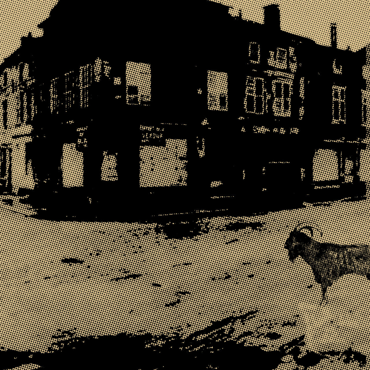 a goat in Saint-Mihiel